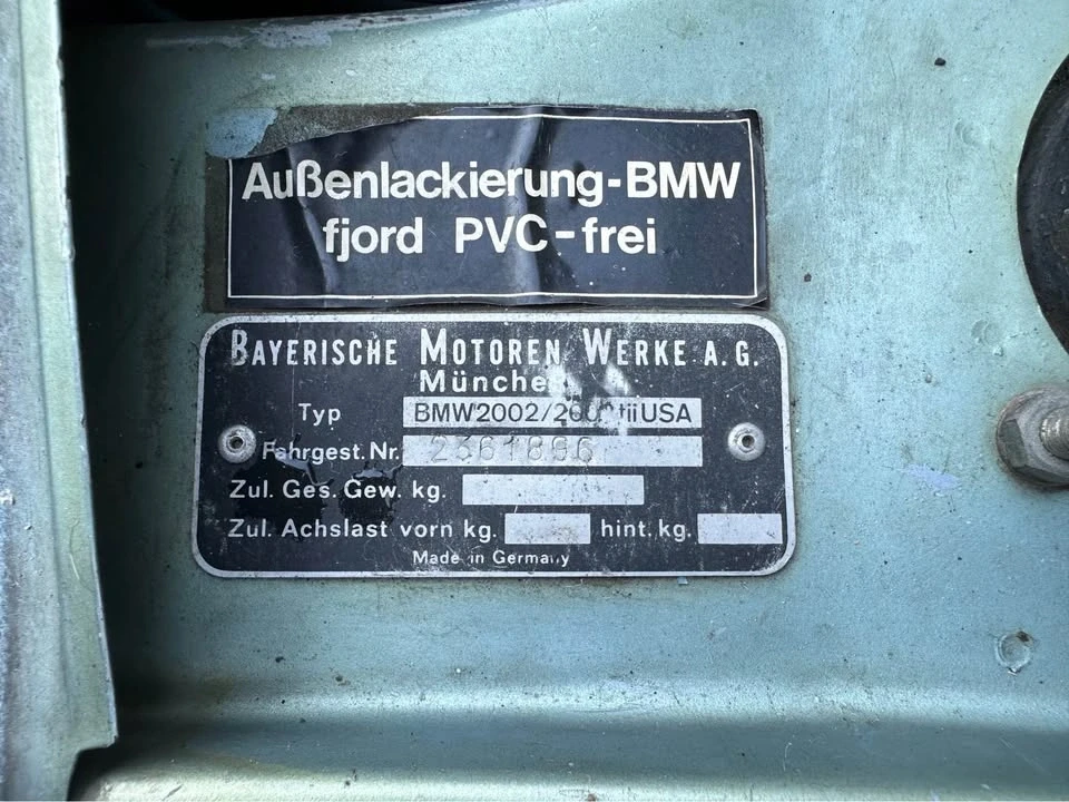 1975 BMW 2002 - Image 9 of 9