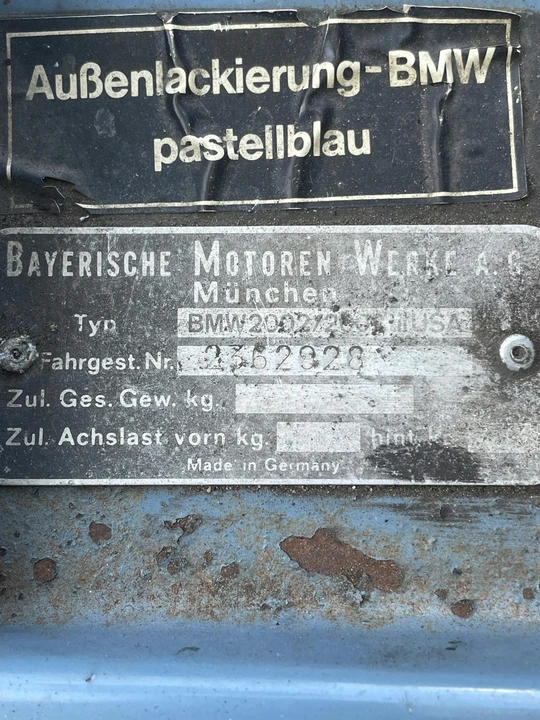 1975 BMW 2002 - Image 8 of 9