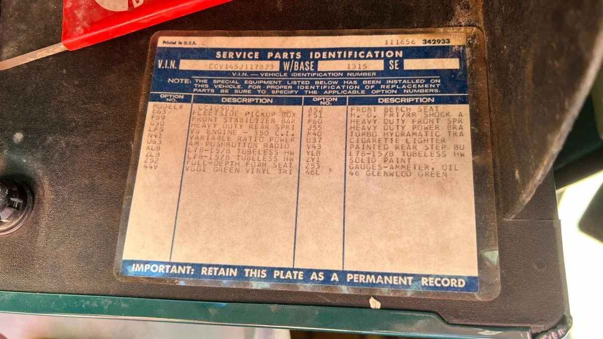 1975 Chevrolet C/K 3rd Gen - Image 22 of 22