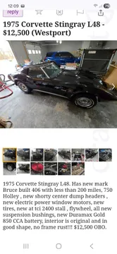 1975 Chevrolet Corvette Stingray L48