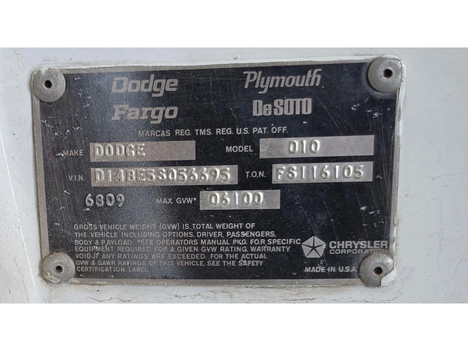 1975 Dodge D Series 3rd Gen - Image 20 of 22