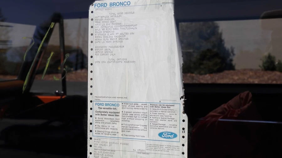 1975 Ford Bronco 1st Gen - Image 16 of 31