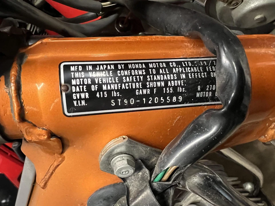 1975 Honda ST90 - Image 27 of 31