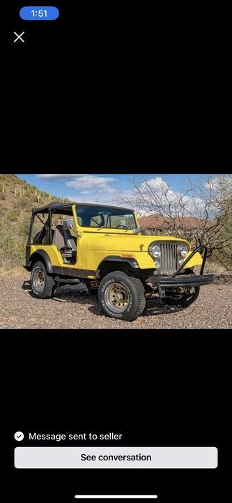1975 Jeep CJ5 - Image 2 of 7
