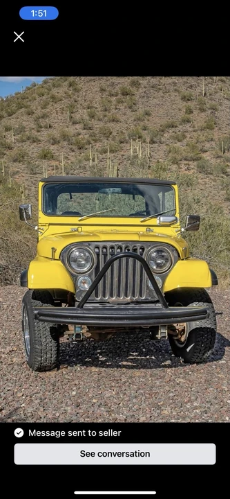 1975 Jeep CJ5 - Image 4 of 7