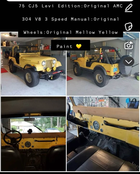 1975 Jeep CJ5 - Image 2 of 5