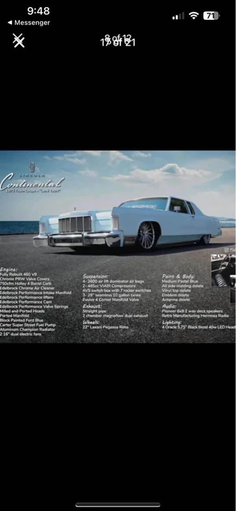 1975 Lincoln Continental 5th Gen - Image 9 of 9