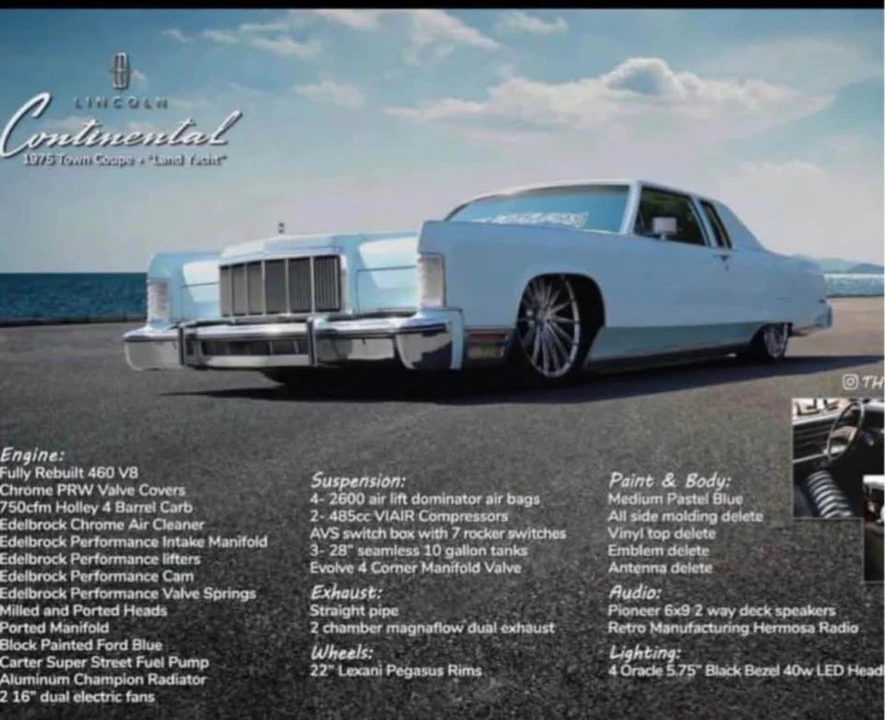 1975 Lincoln Continental 5th Gen - Image 12 of 12
