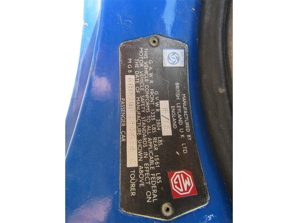 1975 MG MGB Roadster - Image 16 of 25