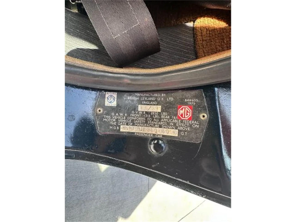 1975 MG MGB GT - Image 7 of 18