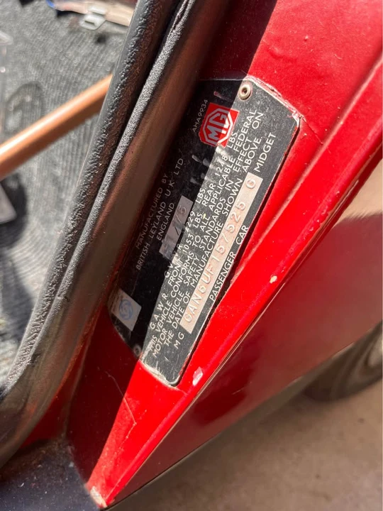 1975 MG Midget - Image 4 of 4