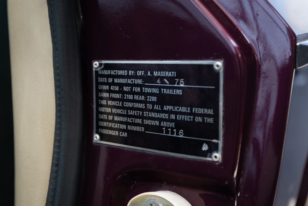 1975 Maserati Khamsin - Image 31 of 31