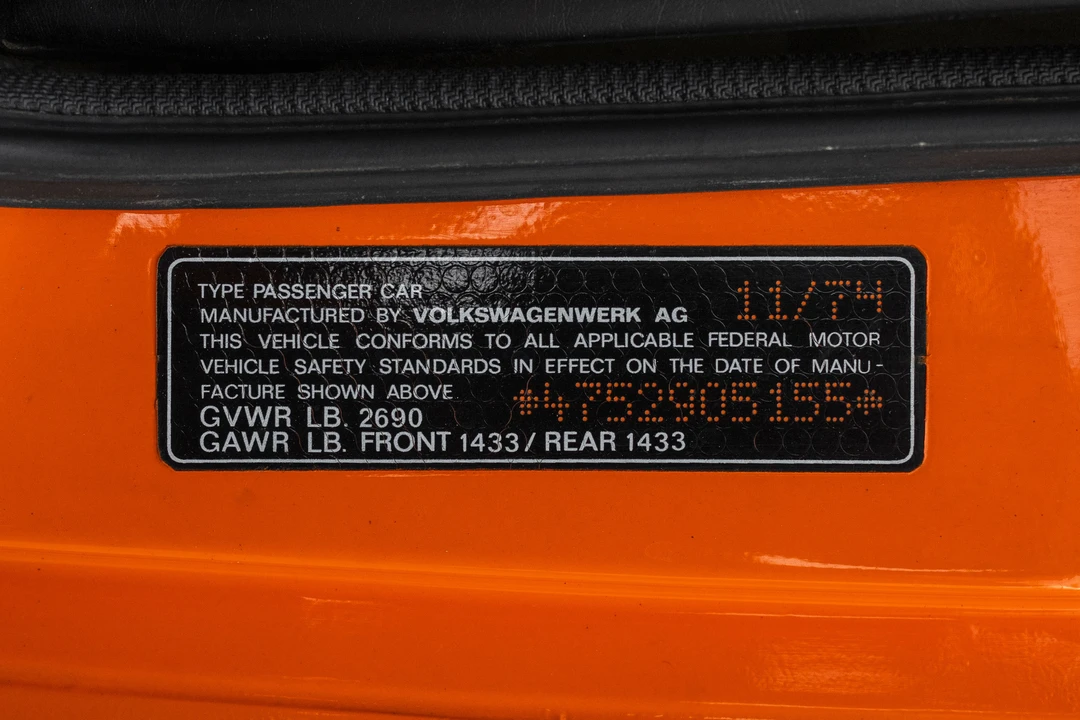 1975 Porsche 914/4 - Image 29 of 31