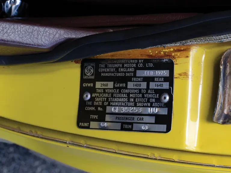 1975 Triumph TR6 (US-spec) - Image 22 of 22