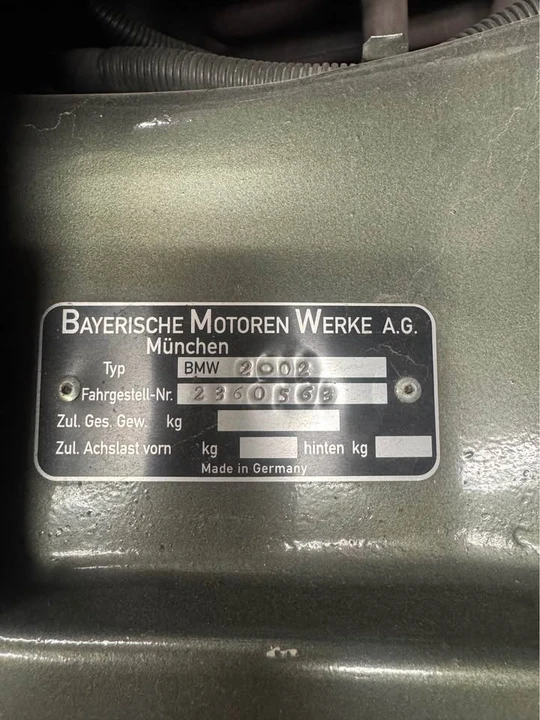 1976 BMW 2002 - Image 20 of 20