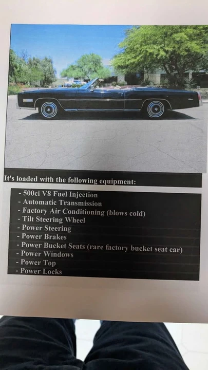 1976 Cadillac Eldorado 9th Gen - Image 12 of 14
