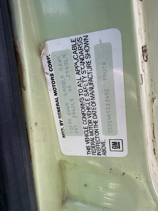 1976 Chevrolet C/K 3rd Gen - Image 15 of 16