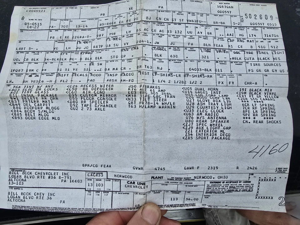 1976 Chevrolet Camaro 2nd Gen - Image 7 of 21