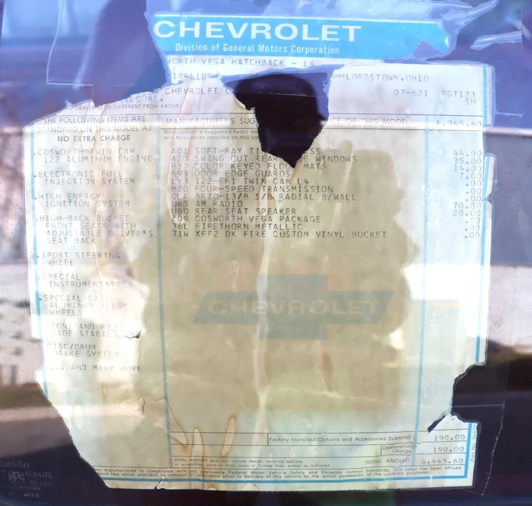 1976 Chevrolet Vega - Image 12 of 20