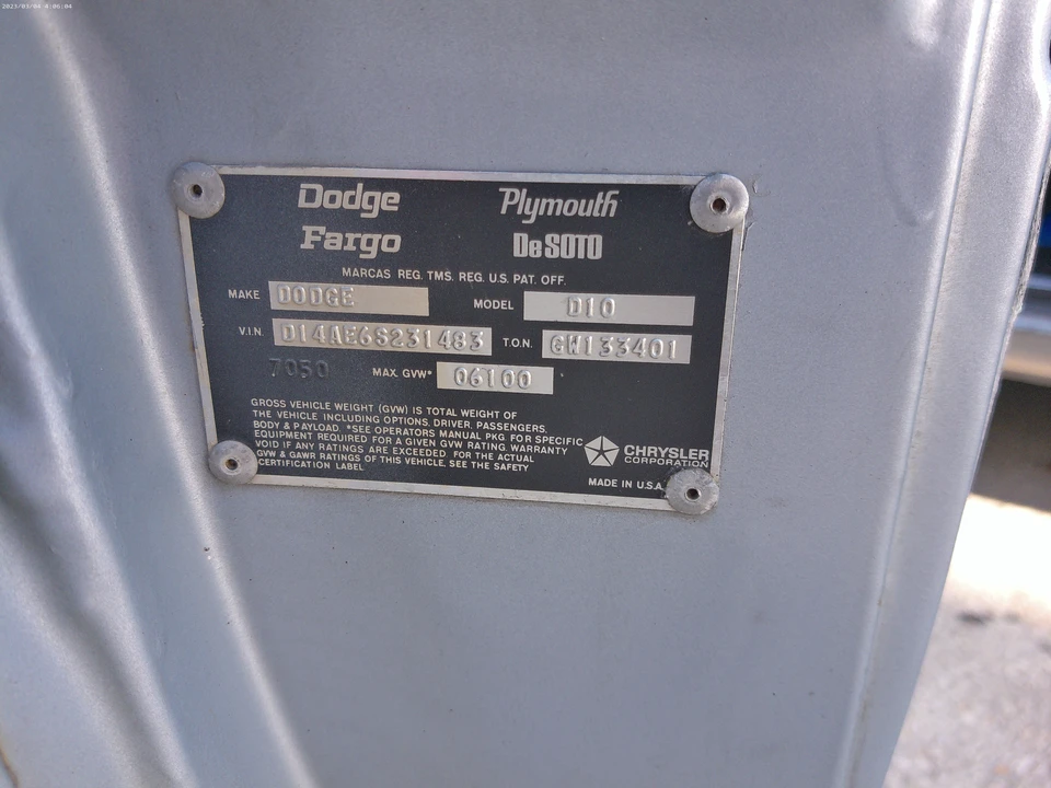 1976 Dodge D Series 3rd Gen - Image 7 of 31