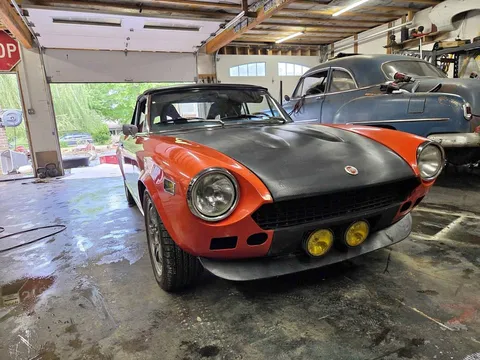 1976 Fiat 124 Spider Abarth Convertible 2D