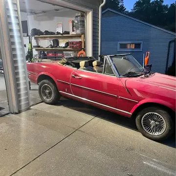 1976 Fiat 124 Spider Classica Convertible 2D