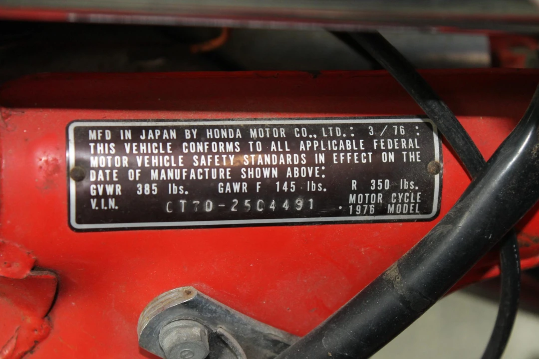 1976 Honda CT70 - Image 27 of 31