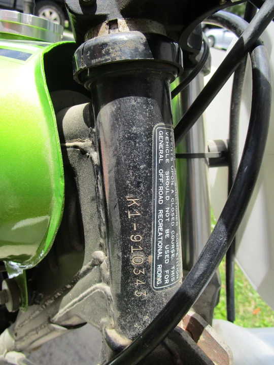 1976 Kawasaki KX - Image 9 of 12