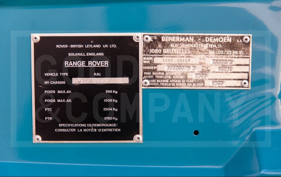 1976 Land Rover Range Rover Classic - Image 16 of 16
