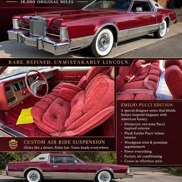 1976 Lincoln Continental Mark IV Emilio Pucci Edition