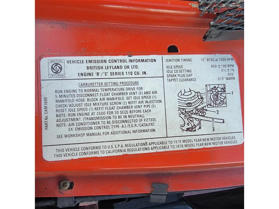 1976 MG MGB Roadster - Image 31 of 31