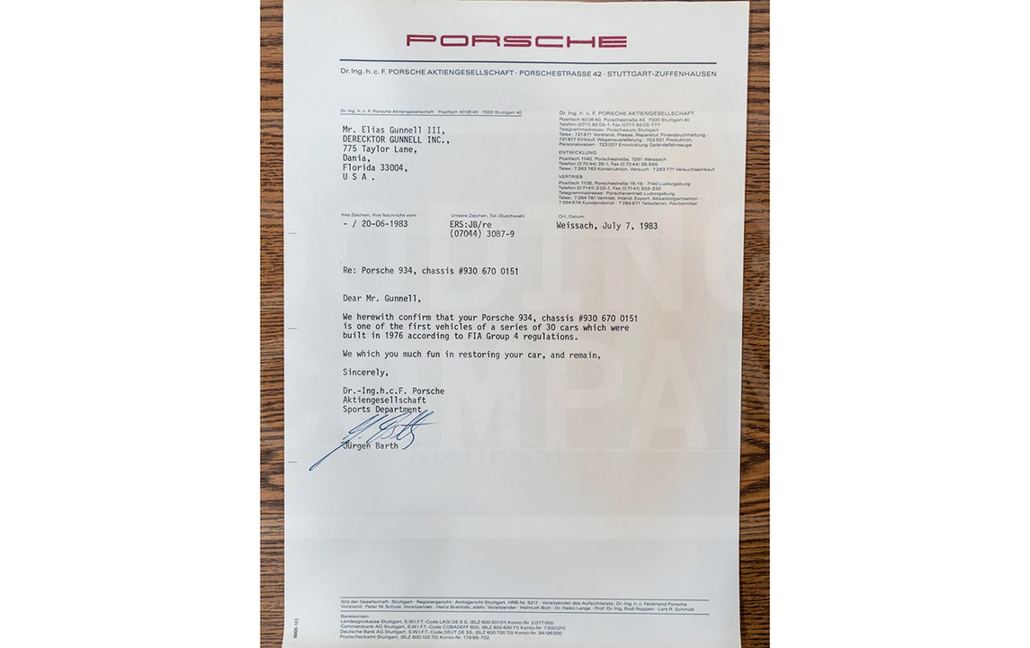 1976 Porsche 934 & 935 - Image 16 of 19