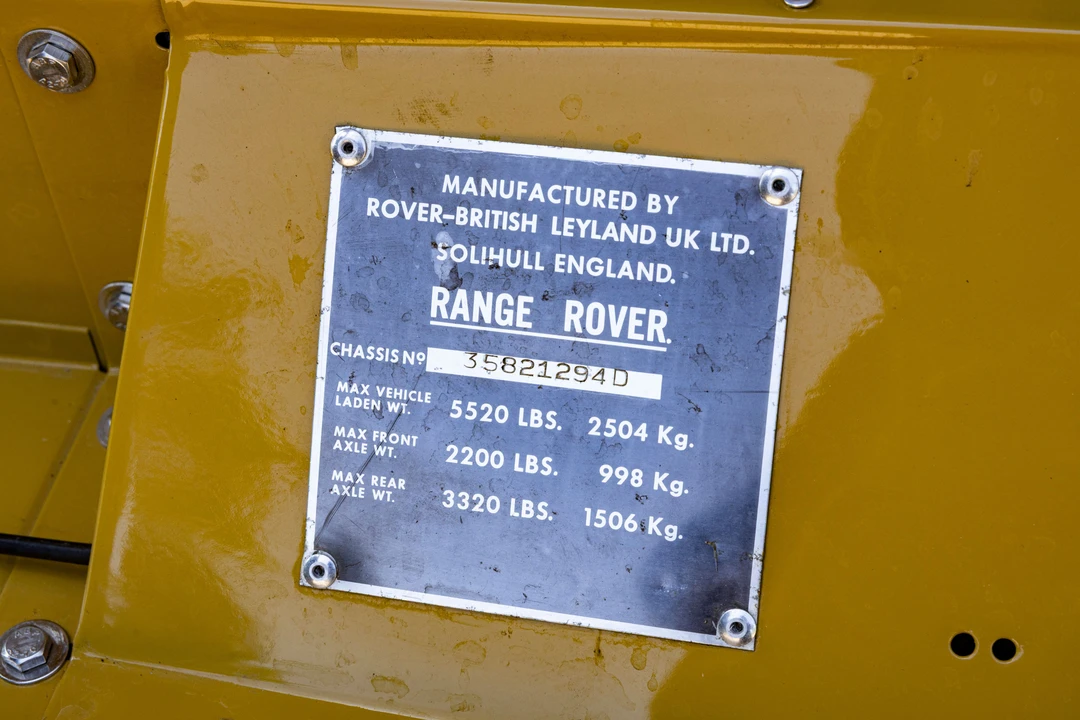 1976 Land Rover Range Rover Classic - Image 7 of 31