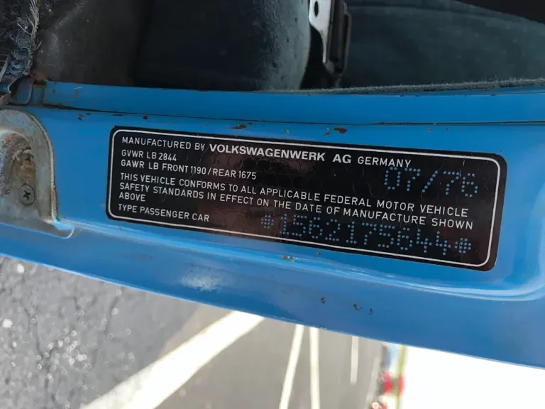 1976 Volkswagen Super Beetle - Image 9 of 9