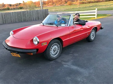 1977 Alfa Romeo Spider Veloce Convertible 2D