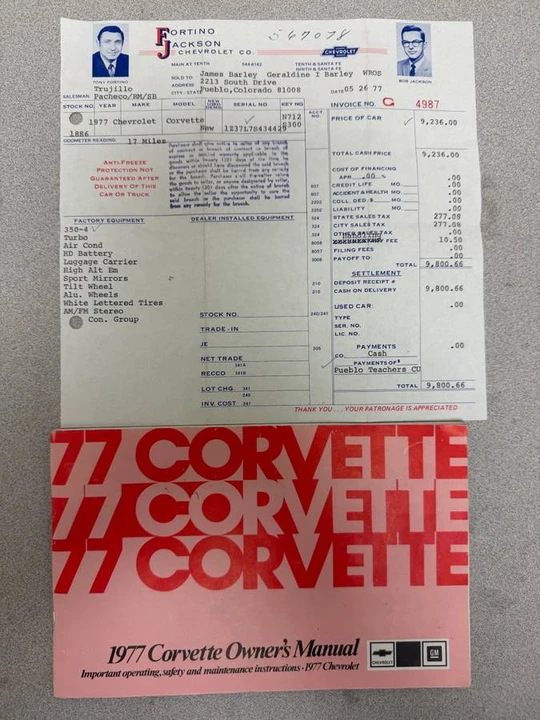 1977 Chevrolet Corvette C3 - Image 21 of 21