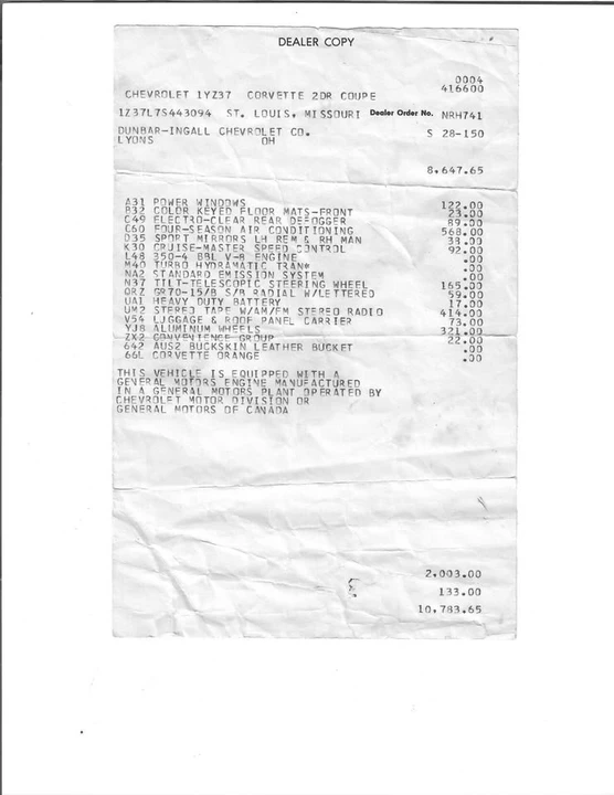 1977 Chevrolet Corvette C3 - Image 6 of 8