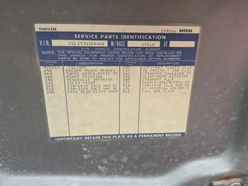 1977 Chevrolet G-Series Van - Image 7 of 7