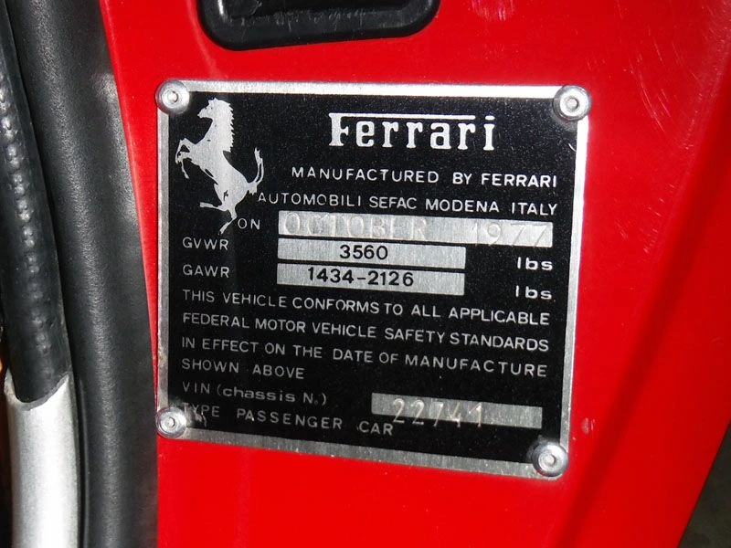 1977 Ferrari 308 GTB - Image 11 of 31