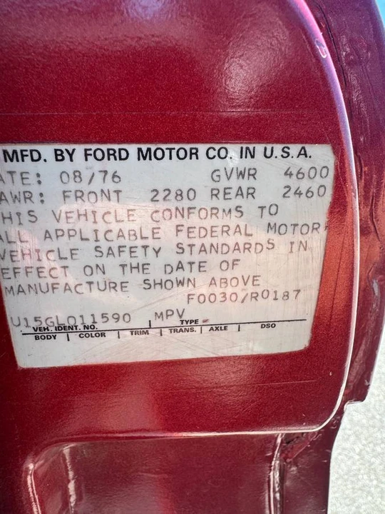 1977 Ford Bronco 1st Gen - Image 14 of 14