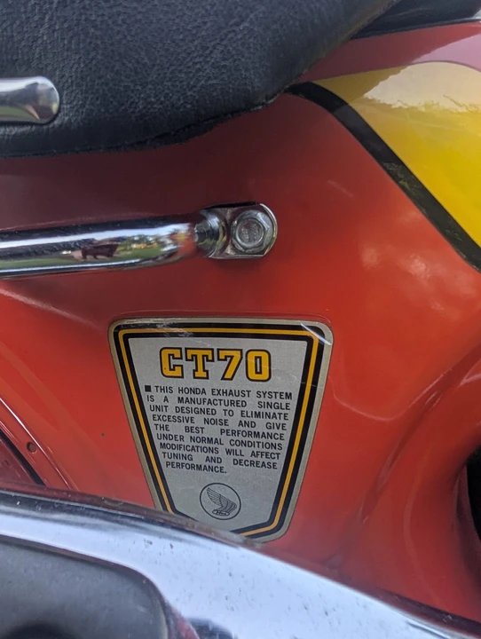 1977 Honda CT70 - Image 25 of 31