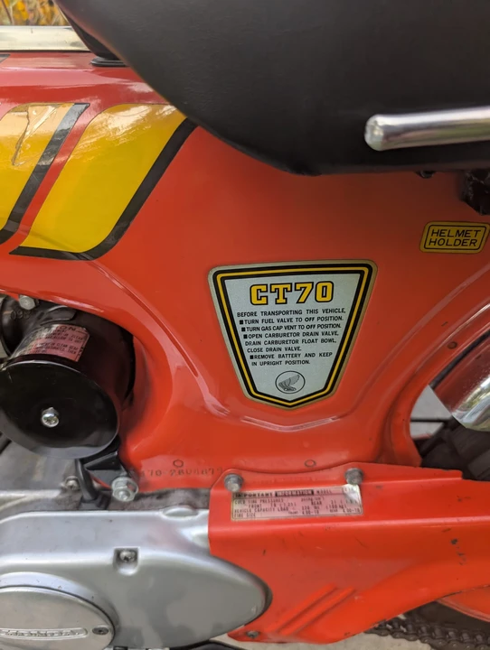 1977 Honda CT70 - Image 24 of 31