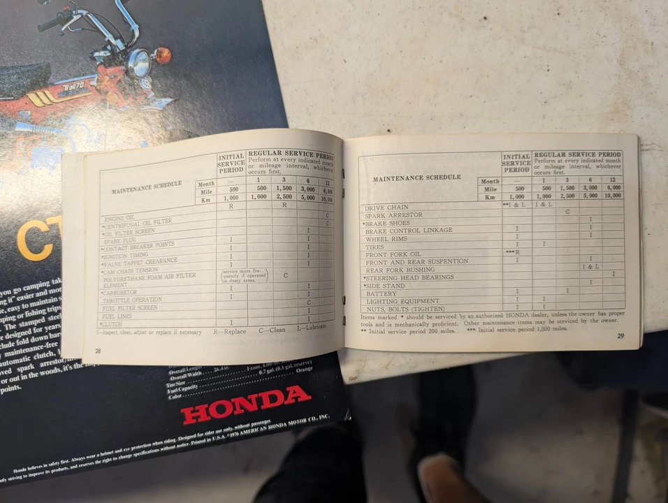 1977 Honda CT70 - Image 29 of 31