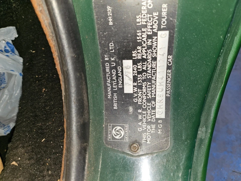 1977 MG MGB - Image 4 of 7