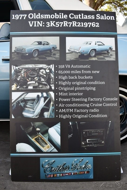 1977 Oldsmobile Cutlass 4th Gen - Image 12 of 21