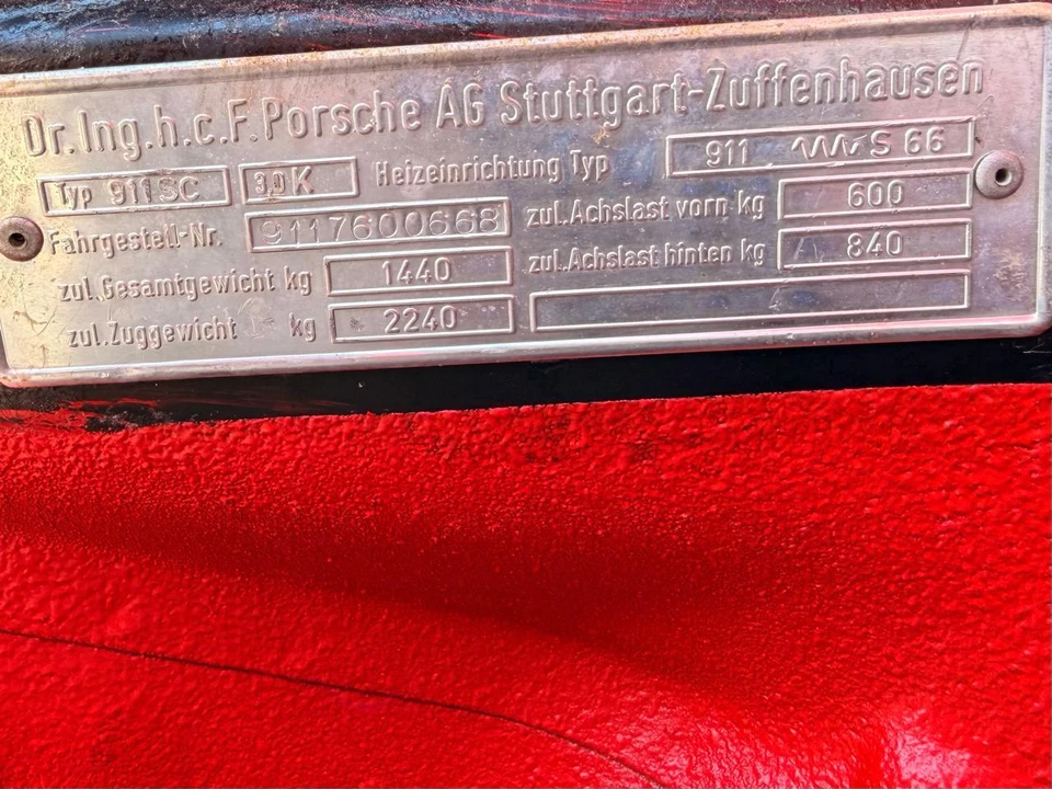 1977 Porsche 911 G-Body - Image 22 of 31