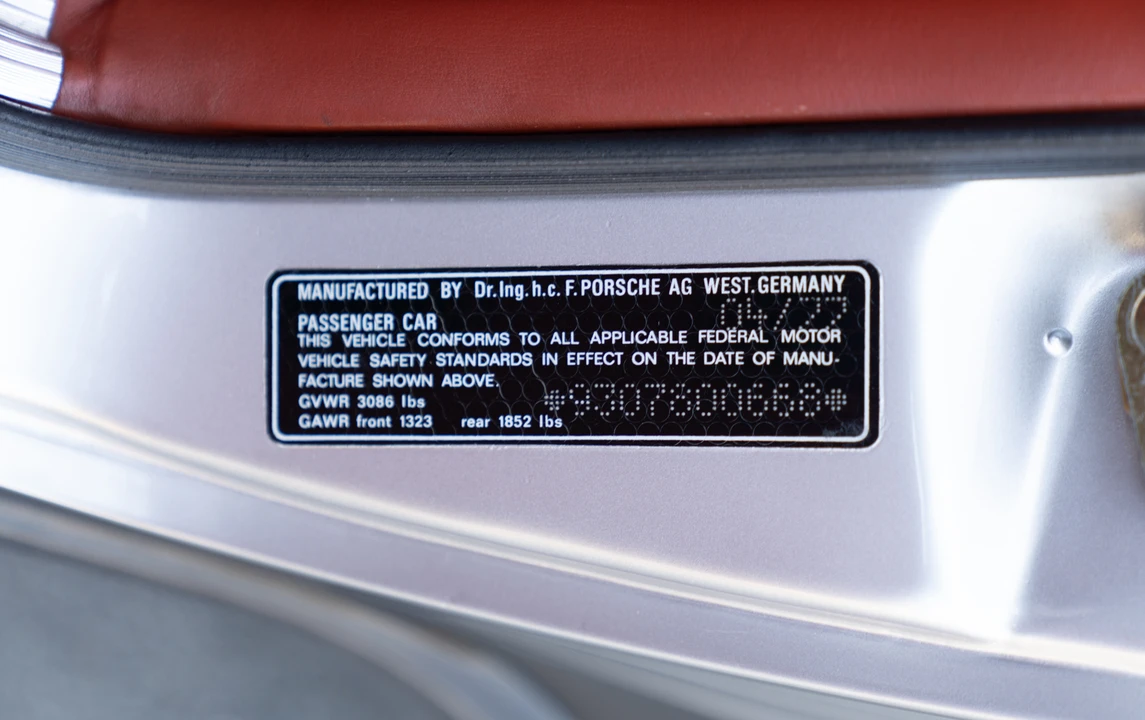1977 Porsche 930 Turbo - Image 28 of 31