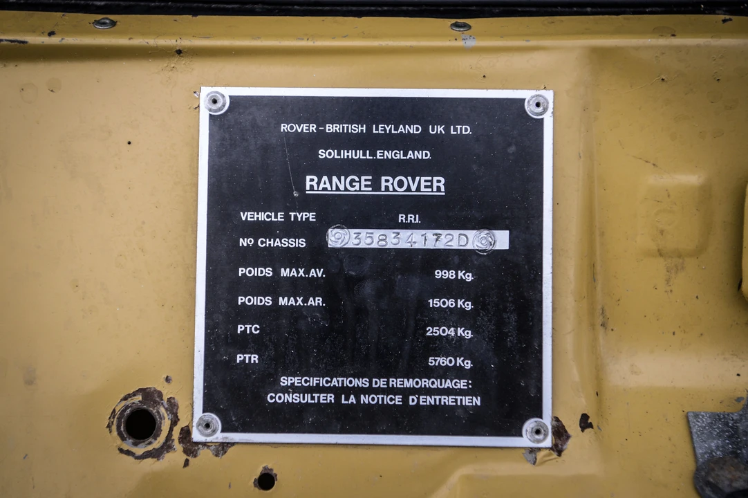 1977 Land Rover Range Rover Classic - Image 26 of 31