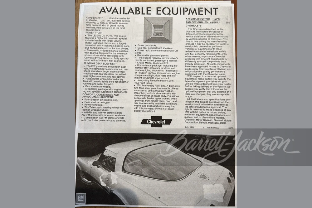 1978 Chevrolet Corvette C3 - Image 20 of 23