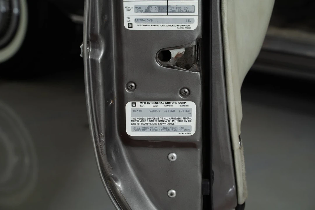 1978 Cadillac Eldorado 9th Gen - Image 20 of 31